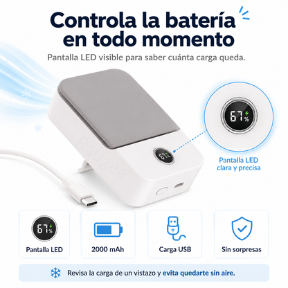 Ventilador Portátil de Cintura — Manos Libres