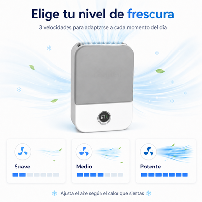 Ventilador Portátil de Cintura — Manos Libres