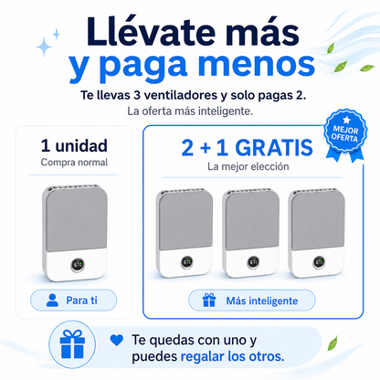 Ventilador Portátil de Cintura — Manos Libres